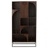 Rek Mode Mango Hout/Mdf Bruin - Boekenkast - J-Line - livinglovely.nl