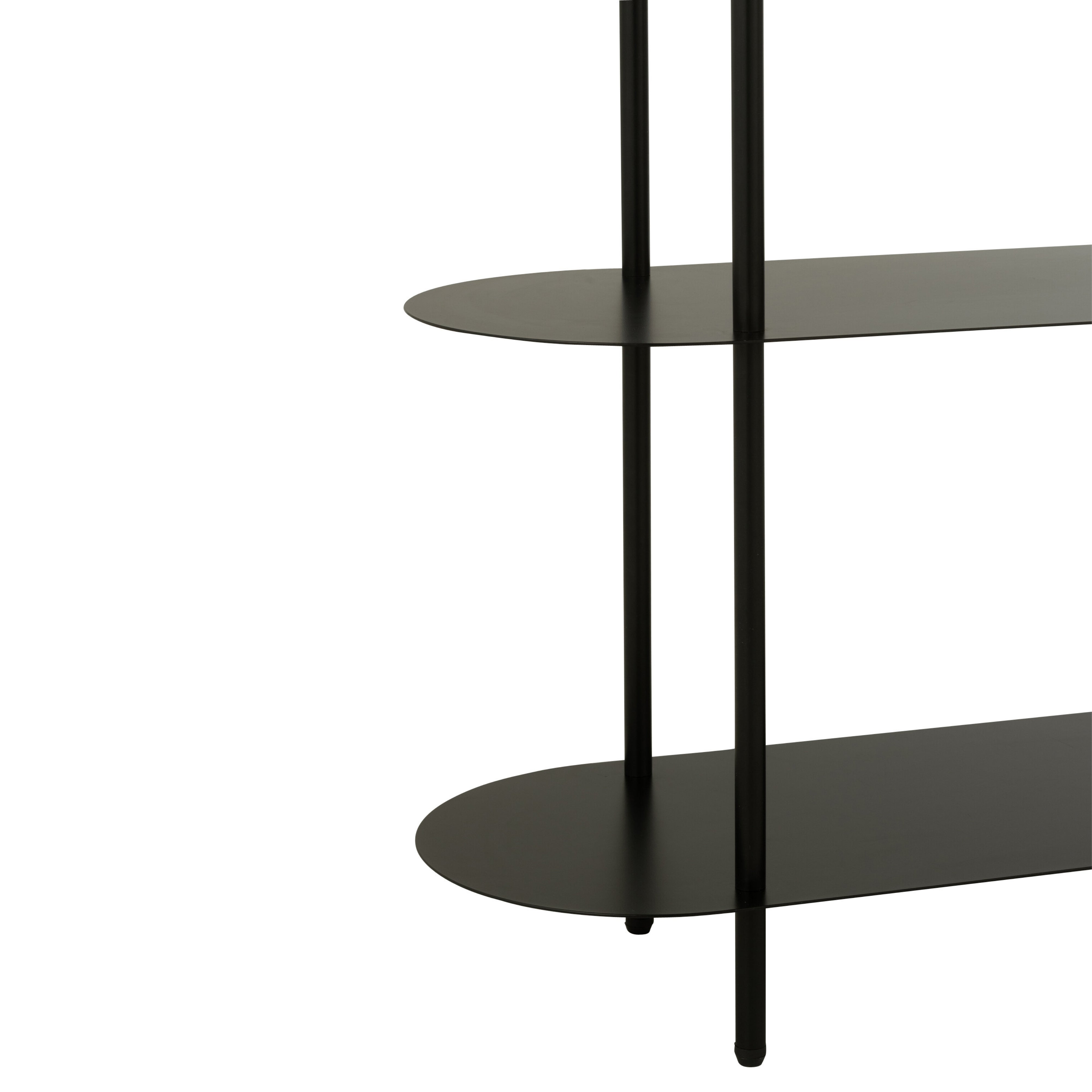 Rek Ovaal Metaal Zwart | Stijlvolle opbergkast | Living Lovely