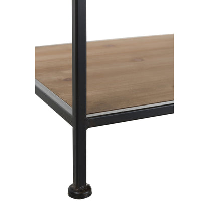 Rek Textiel Metaal/Hout Zwart J-Line