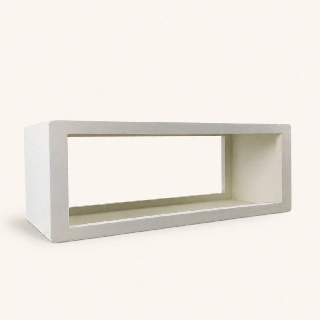 Rek Verona Kalkpleister Gebroken Wit van Pomax, productfoto in gebroken wit met de volledige vorm in beeld