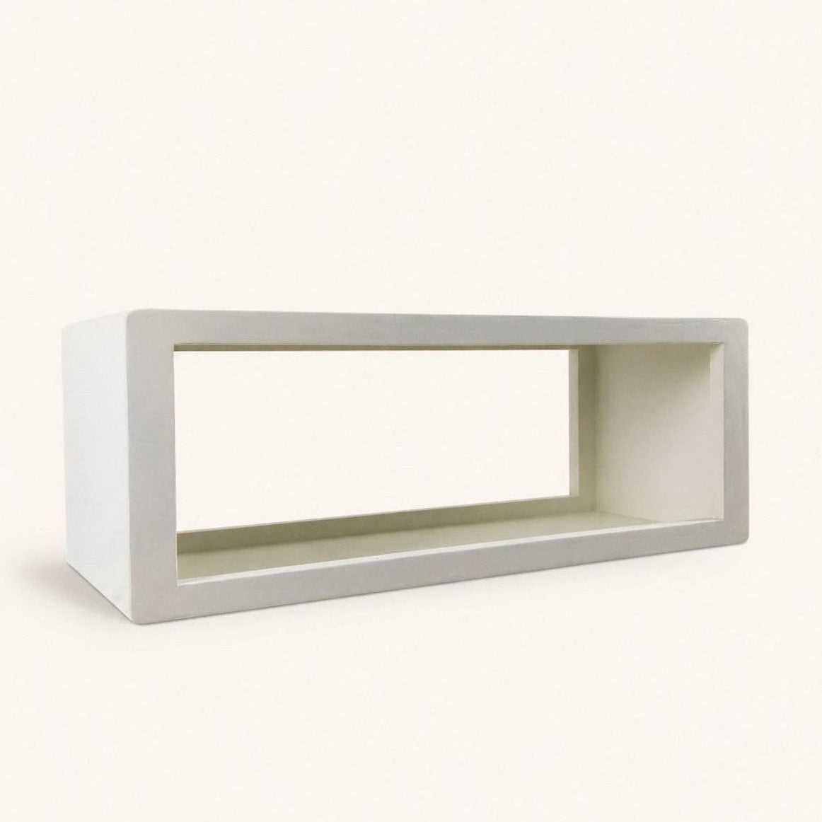 Rek Verona Kalkpleister Gebroken Wit van Pomax, productfoto in gebroken wit met de volledige vorm in beeld