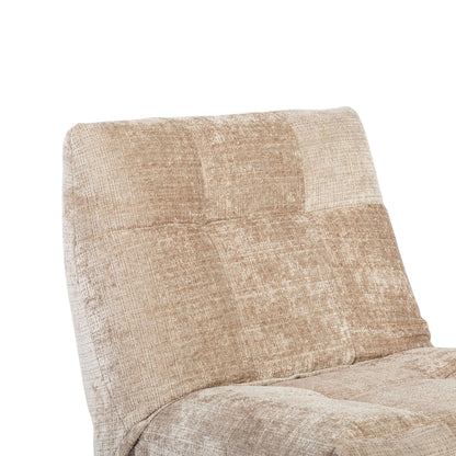 Relaxfauteuil Chill Beige van Starfurn, draaibare relaxfauteuil bekleed met stof Cremona 14