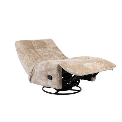 Relaxfauteuil Chill Beige van Starfurn, lichte schommelstand voor extra ontspanning