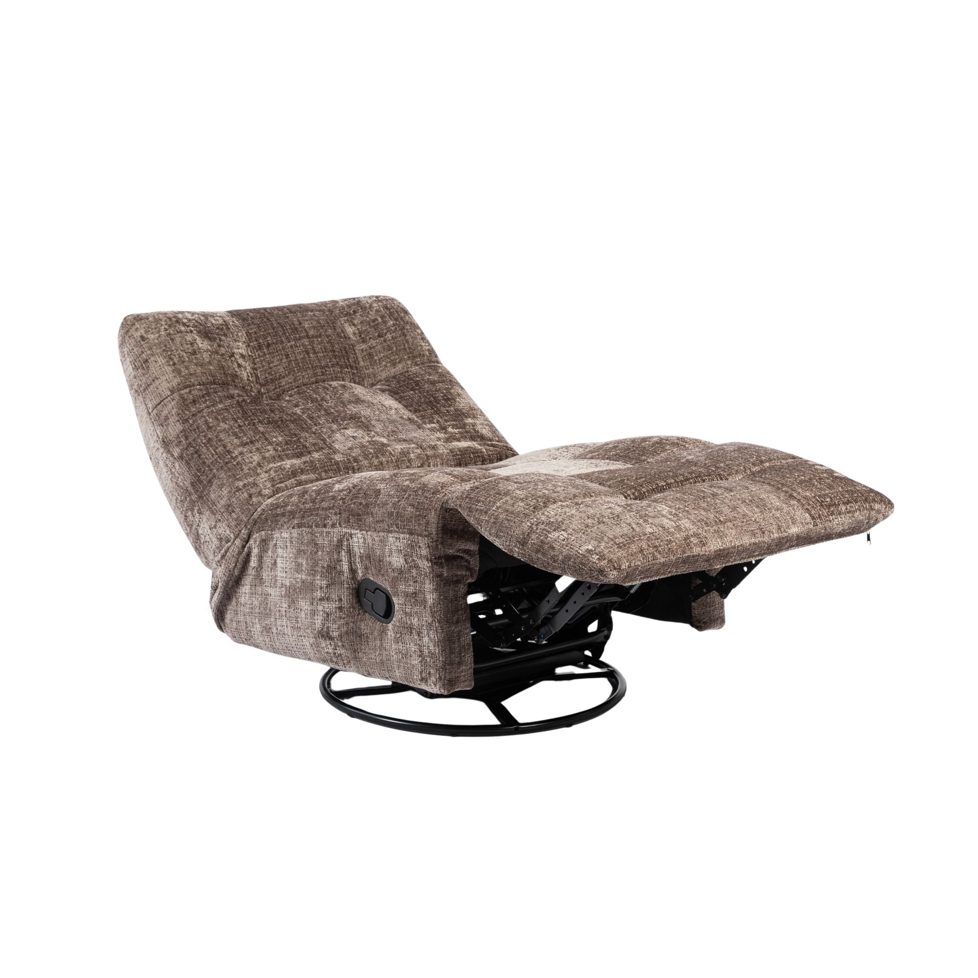 Relaxfauteuil Chill Clay van Starfurn, uitgeklapt 150 cm diep voor optimaal ligcomfort