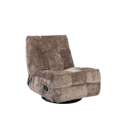 Relaxfauteuil Chill Clay van Starfurn, modern ontwerp van 78 cm breed en 90 cm hoog