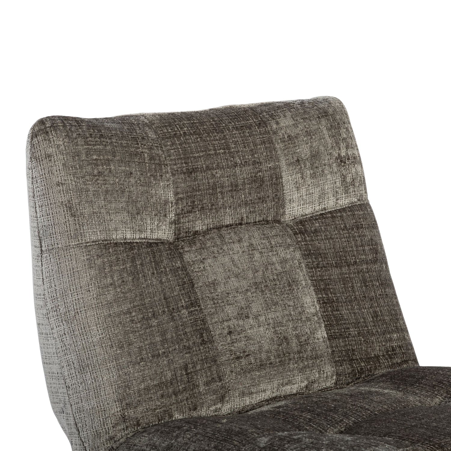 Relaxfauteuil Chill Grijs van Starfurn, zwarte hendel voor de handmatige relaxfunctie