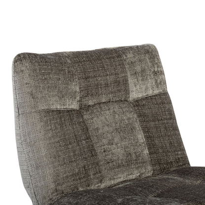 Relaxfauteuil Chill Grijs van Starfurn, zwarte hendel voor de handmatige relaxfunctie