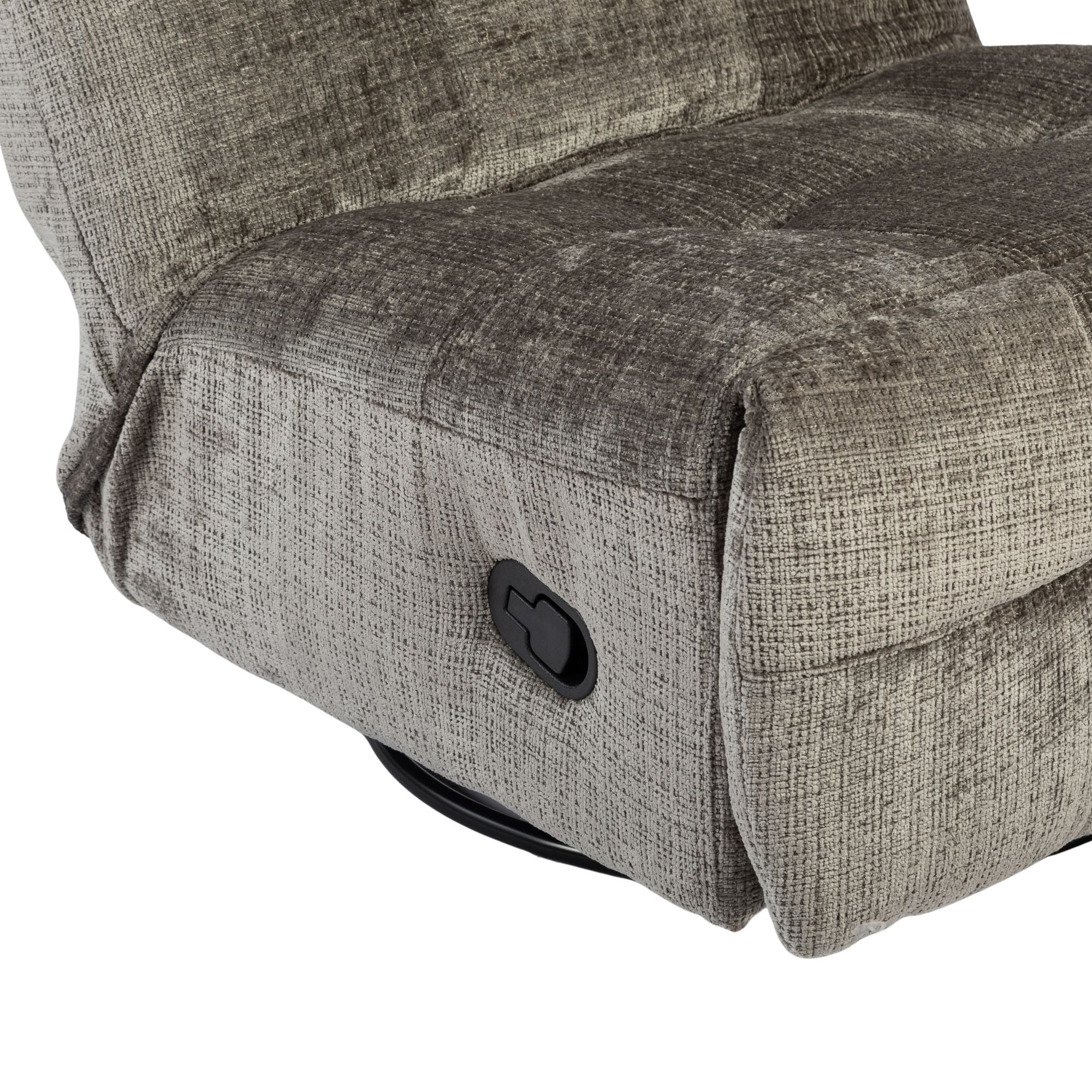 Relaxfauteuil Chill Grijs van Starfurn, ruime zitting met zitdiepte van 59 cm