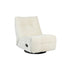 Relaxfauteuil Chill Off White van Starfurn, kantelbare rugleuning met uitklapbare voetsteun