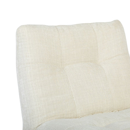 Relaxfauteuil Chill Off White van Starfurn, lichte schommelstand voor extra ontspanning