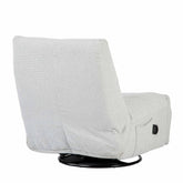 Relaxfauteuil Lazy van Starfurn van bovenaf, met zicht op de ruime zitting