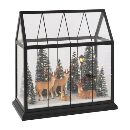 Rendier Led met Bomen Glas Multicolor Large J-Line