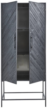 Rens Zwart Houten kast metalen frame 2 deuren PTMD - Bergkast - PTMD - livinglovely.nl