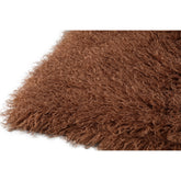 Rexx donkerbruine imitatiebont plaid S van PTMD, detail van de zachte vacht