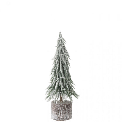 Kerstboom A+Led Kunststof Sneeuw Groen Medium H 45cm J-Line