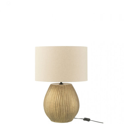 Lamp Nebu Rond Keramiek Goud Small J-Line
