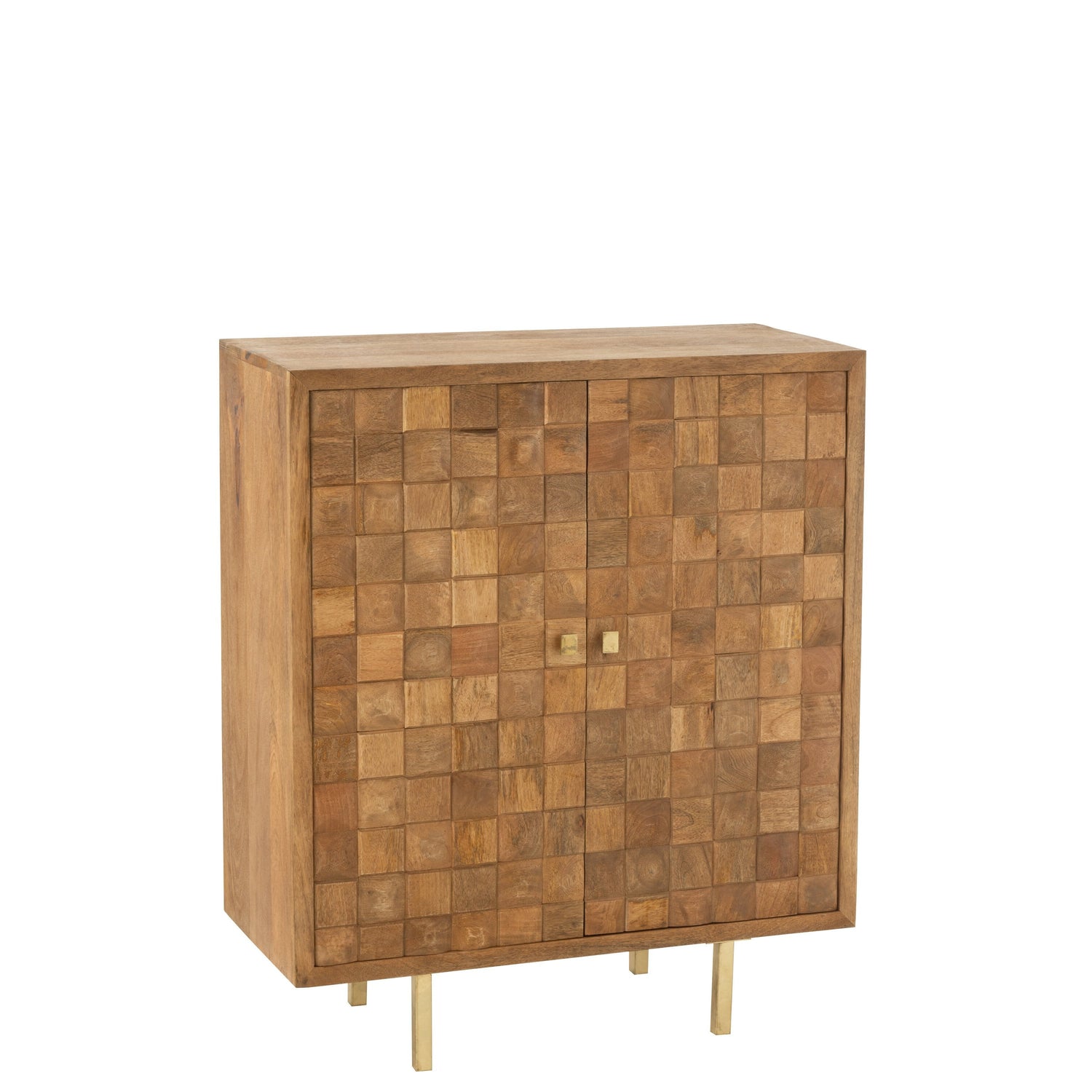 Kast Nino Metaal/Mangohout Naturel/Goud J-Line