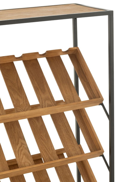 Barkast Wine Fineer Naturel/Zwart Medium J-Line
