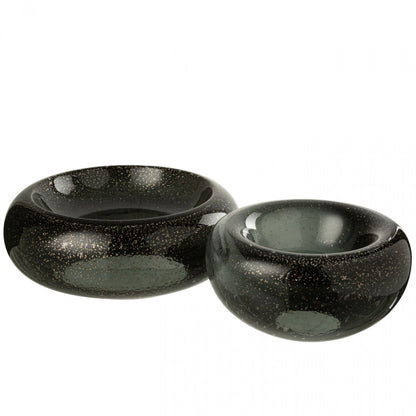 Sierschaal Carol Glas Zwart Small J-Line