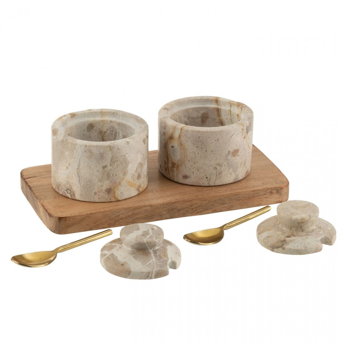 Kruidenset Marmer Naturel/Beige J-Line