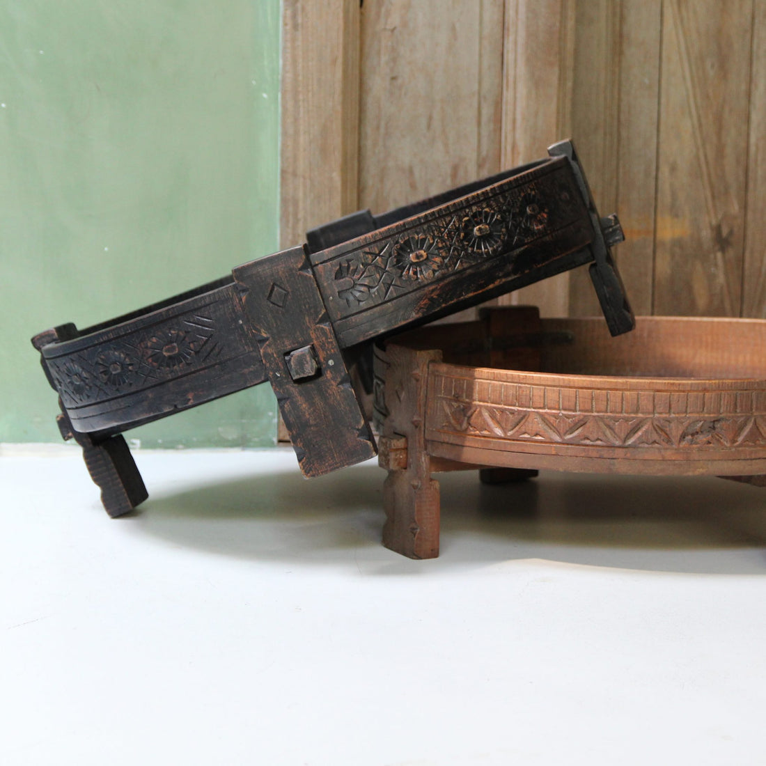 Bijzettafel Grinder Zwart Raw Materials