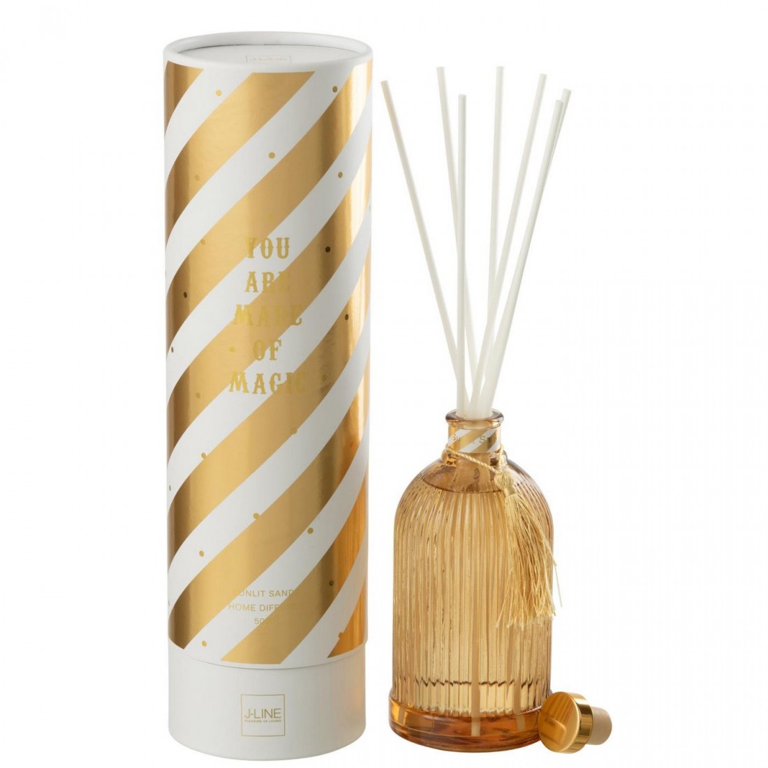 Geurverspreider Magic Geurolie Wit/Goudkleurig Large 500ml J-Line