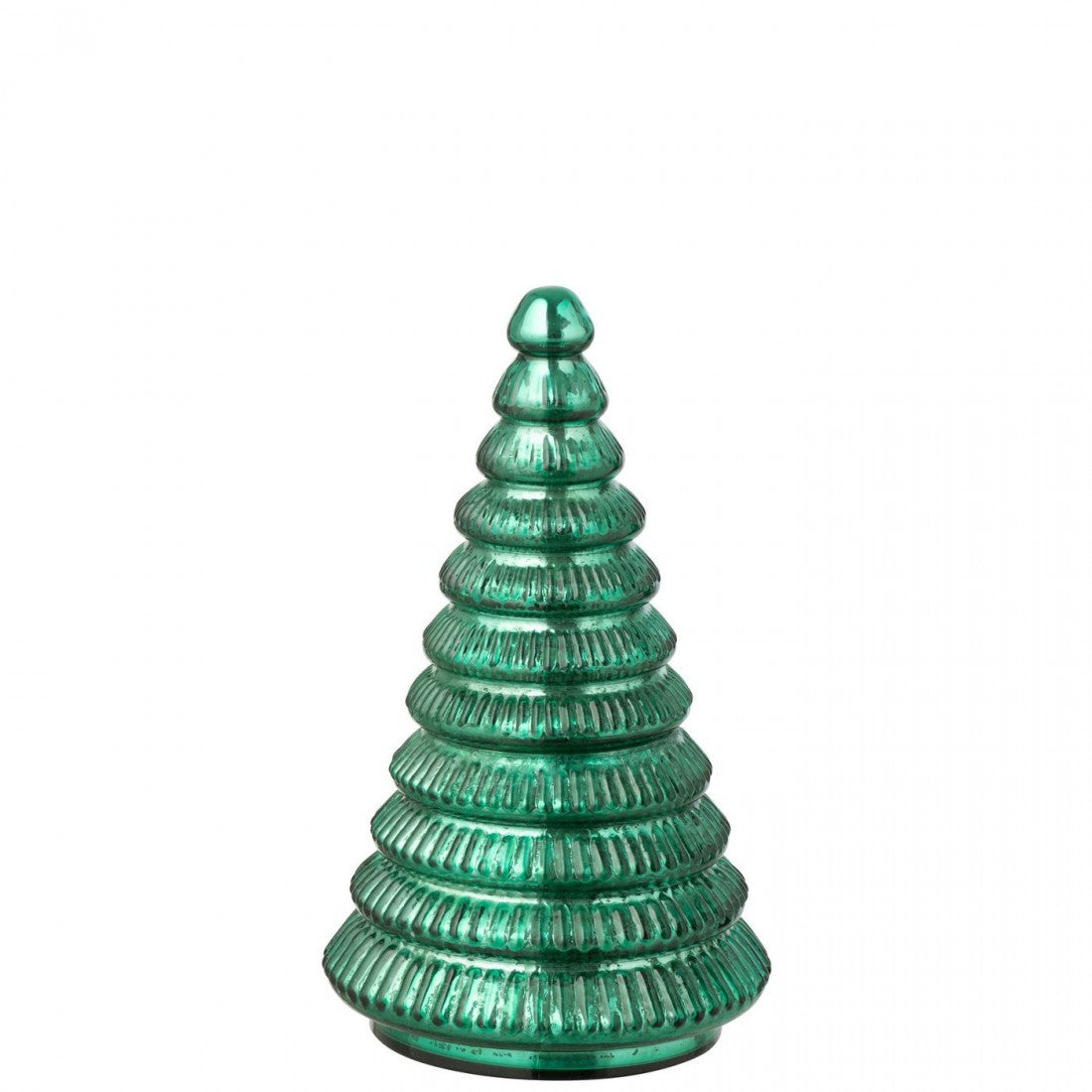 Geurkaars Kerstboom Glas Groen Large J-Line