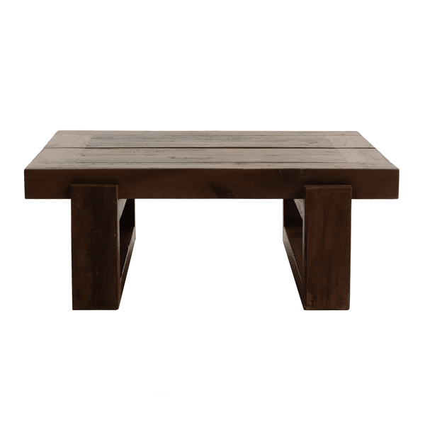 ANDALUCIA - Salontafel - teruggewonnen hout - L80x W70xH30cm - Naturel Pomax