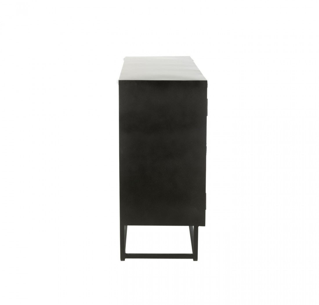 Buffetkast Shanil Hout/Ijzer Zwart J-Line