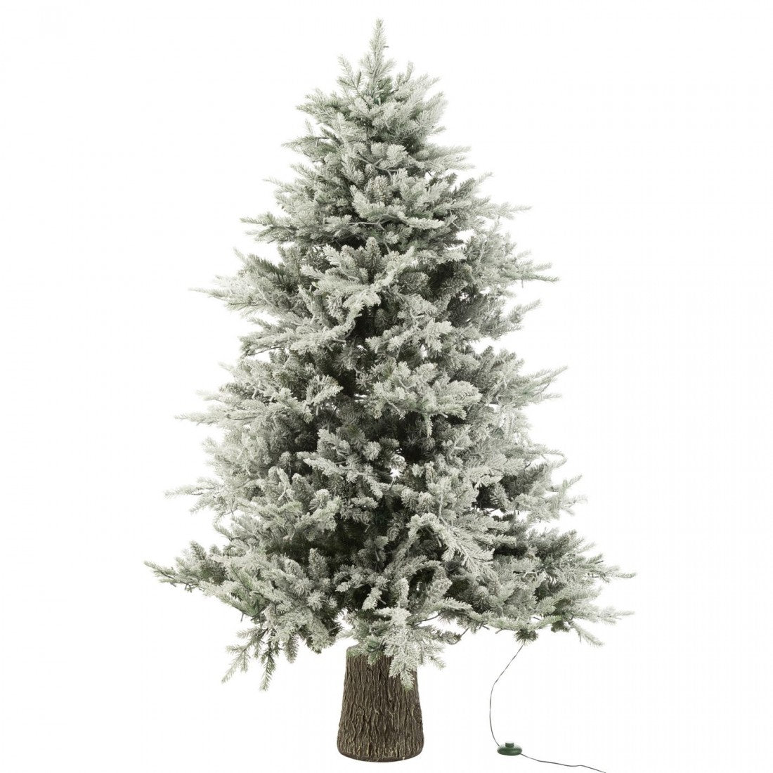 Kerstboom + Sneeuw 3000 Led Lichtjes Plastiek Wit H210cm J-Line