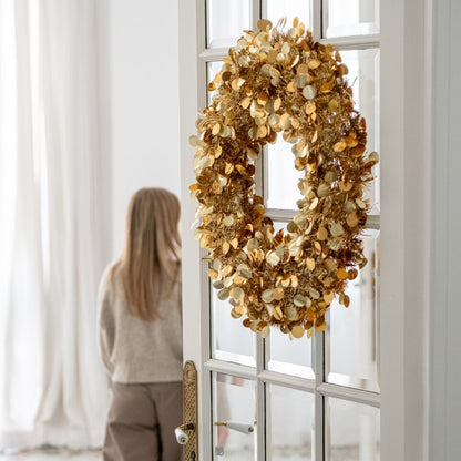 Krans Sparkling Polystyreen Goud Large J-Line