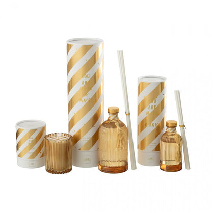 Geurverspreider Magic Geurolie Wit/Goudkleurig Large 500ml J-Line