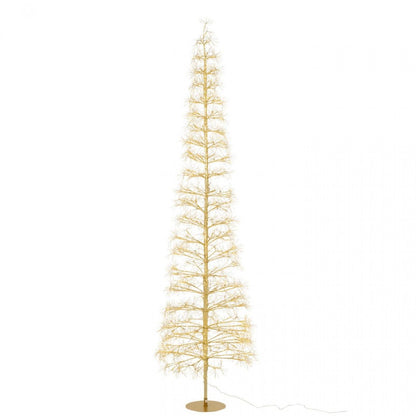 Boom Led Warm Witte Lichten Ijzer Goudkleurig Extra Large H240cm J-Line