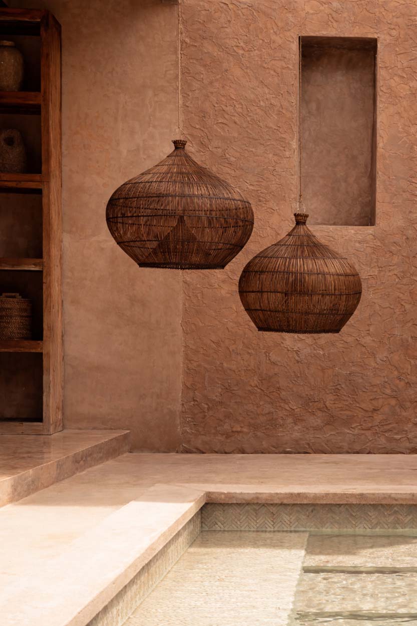 De Desert Gourd Hanglamp Donker Walnoot Large Bazar Bizar
