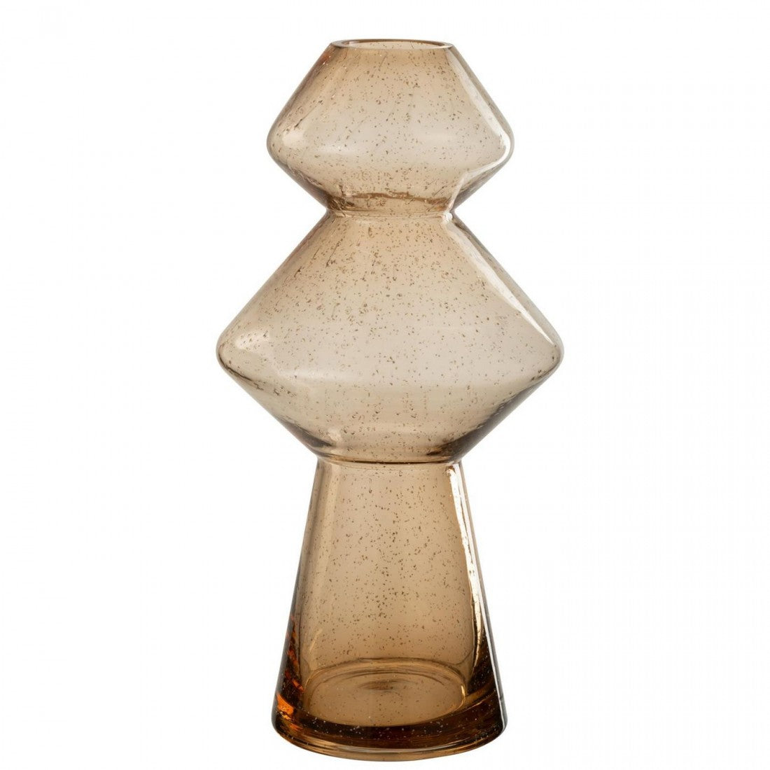 Vaas Carol Glas Caramel Dia 17,5cmxH35cm J-Line