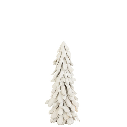 Boom Sneeuw Drijfhout Wit Large H70cm J-Line