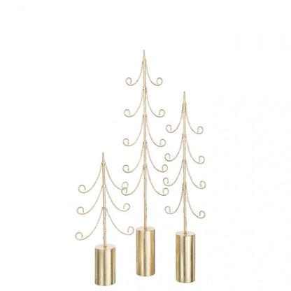 Boom Led Cilindervoet Ijzer Goudkleurig Set van 3 J-Line