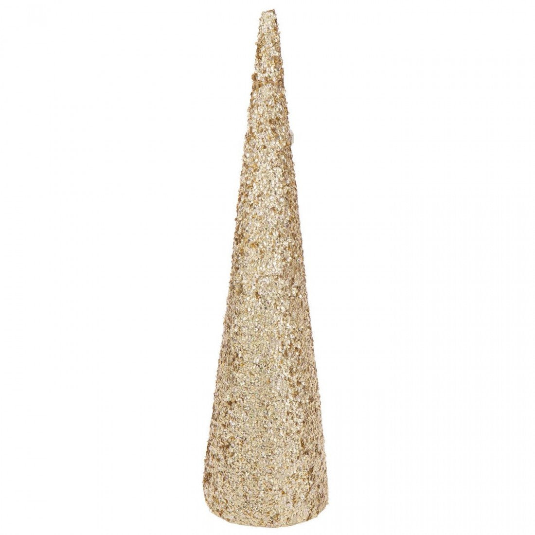 Kegel Pailletten Schuim Goudkleurig Large H120cm J-Line