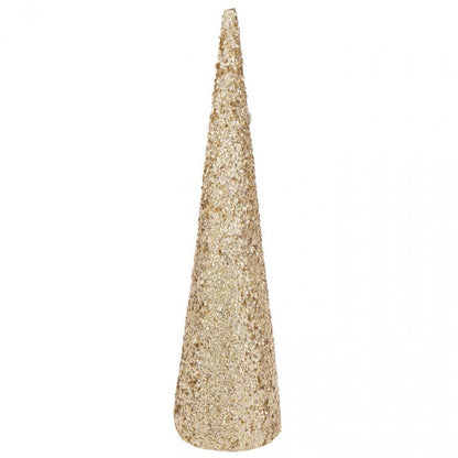Kegel Pailletten Schuim Goudkleurig Large H120cm J-Line
