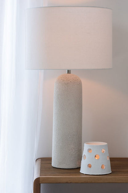 Tafellamp Isla Terracotta Wit J-Line