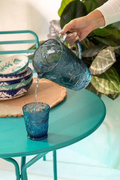 Tuintafel Tripod Rond Metaal Turquoise Large J-Line