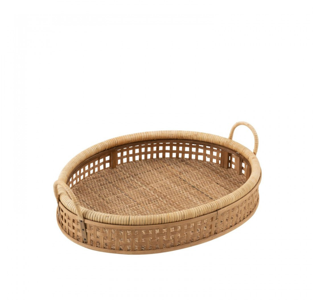 Dienblad Pick Rotan/Bamboe Natuur Small J-Line