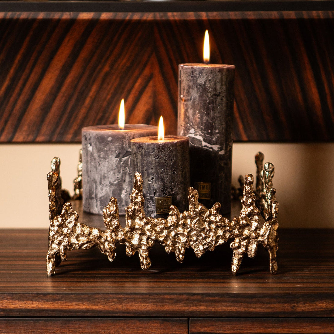 Barrie BrownGold alu square rough plate PTMD