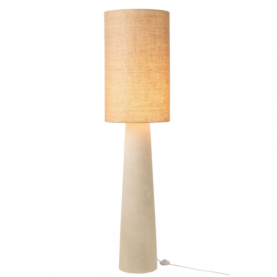 Vloerlamp Ava Glasvezel/Jute Naturel Large H168,5cm J-Line