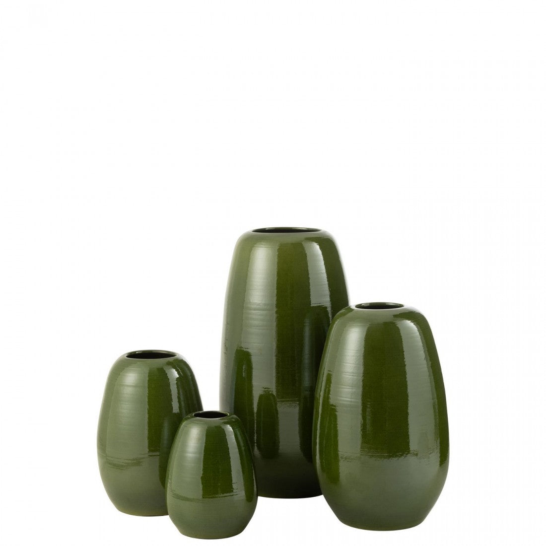 Vaas Lola Porselein Groen Extra Large Ø39xH70cm J-Line