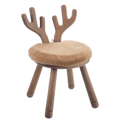 Stoel Oor Hert Hout Naturel J-Line