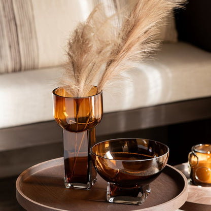 Vaas Carol Glas Bruin Medium Ø13xH26J-Line