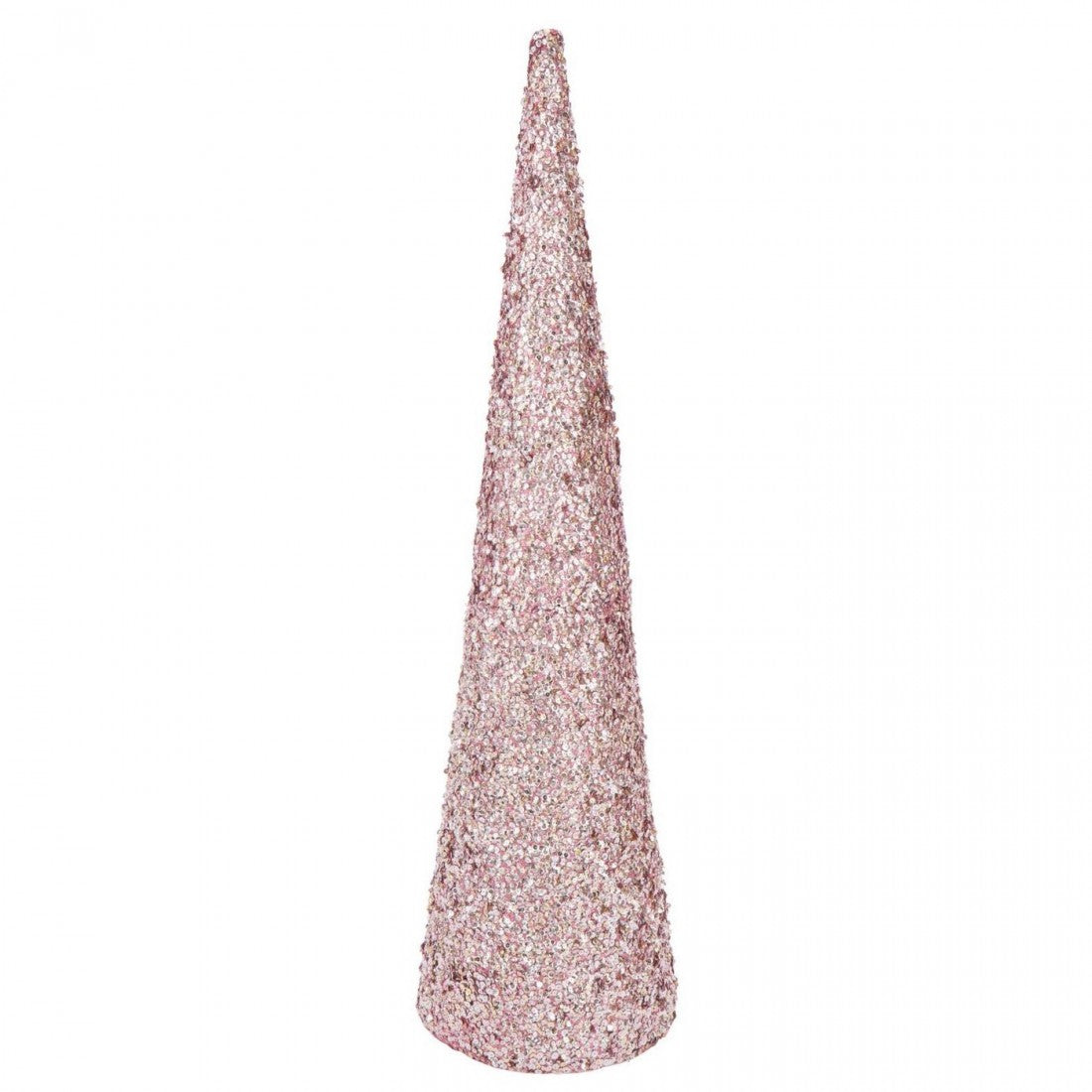 Kegel Pailletten Schuim Lichtroze Large H120cm J-Line