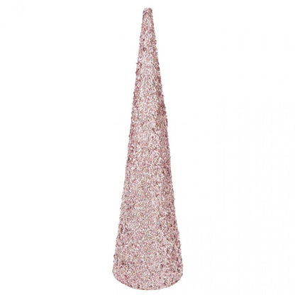 Kegel Pailletten Schuim Lichtroze Large H120cm J-Line