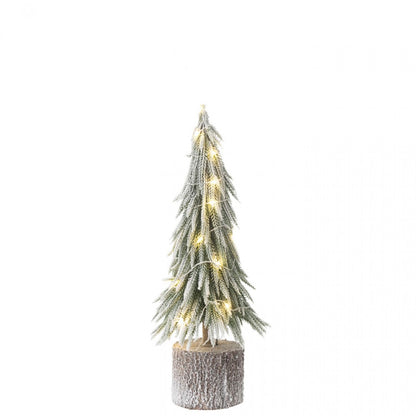 Kerstboom A+Led Kunststof Sneeuw Groen Medium H 45cm J-Line